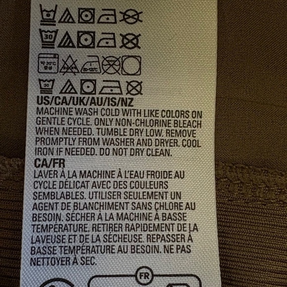 Kirkland Signature Ladies' Ankle Pants, Pull-On, Pockets, Tan Small NWT - Picture 15 of 16